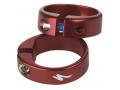 anéis de travamento specialized - vermelho anodizado